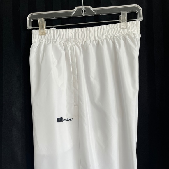 Wenlow Mens wide leg white sports pant - Picture 8 of 9
